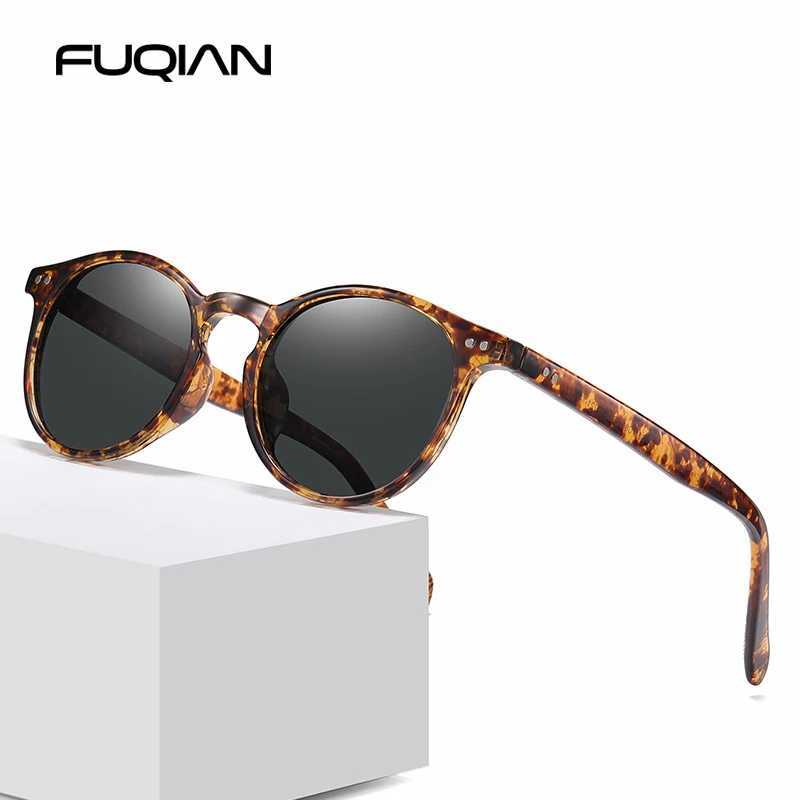 Fashion Small Round Polarized Sunglasses Men Women Vintage Ultra Light TR90 Sun Glasses Stylish Anti-glare Driving Shades Z250411
