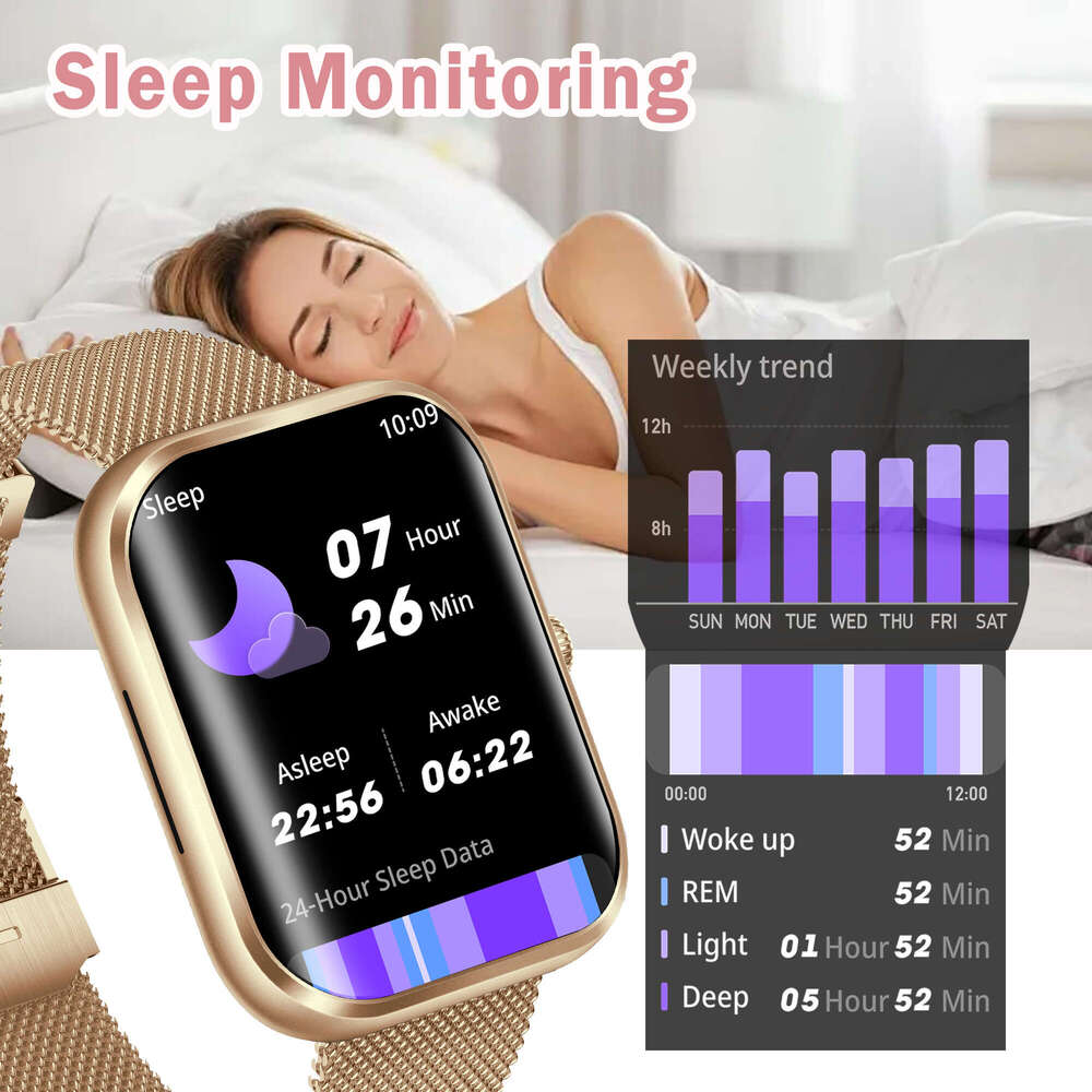 AK58 Smartwatch For Men Women Gift, 1.96 Inch Full Touch Screen Watch With Text And Call, Multifunctional Smart Watch-Call Handling, Advanced Fitness 