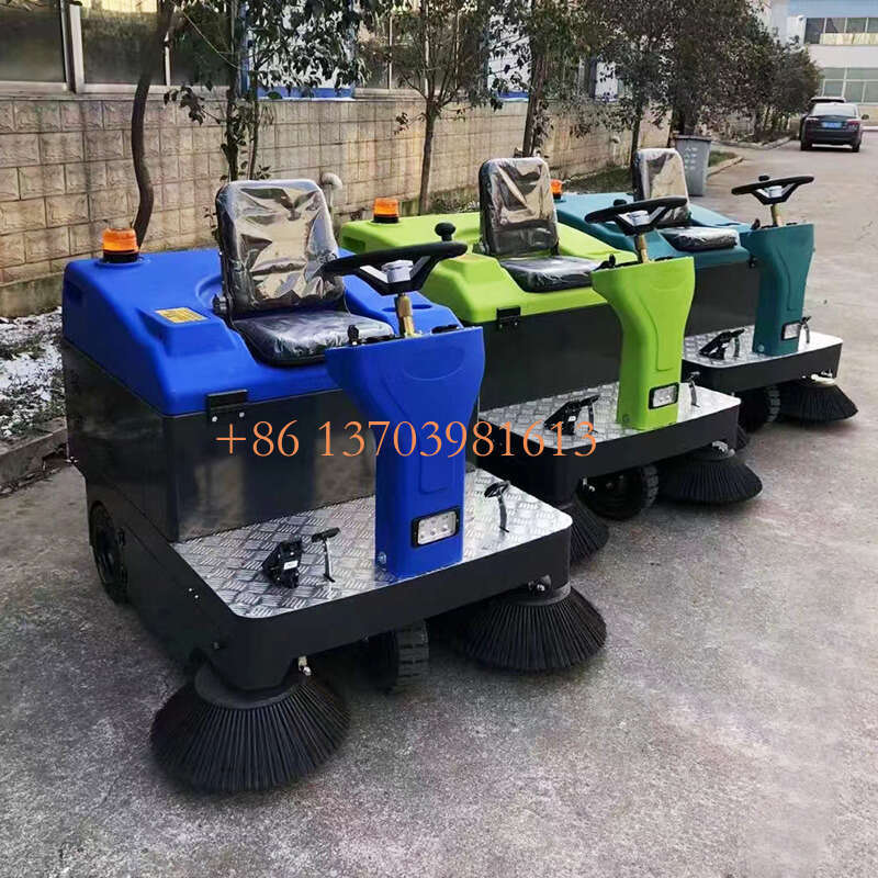 ride-on road sweeping machine commercial industrial floor sweeper clean sweeper