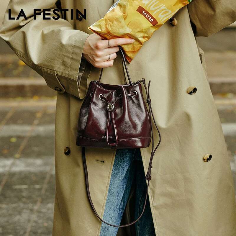 LA FESTIN Original 2024 New Handbag Women Designer Shoulder Casual Crossbody Fashion Small School Bag
