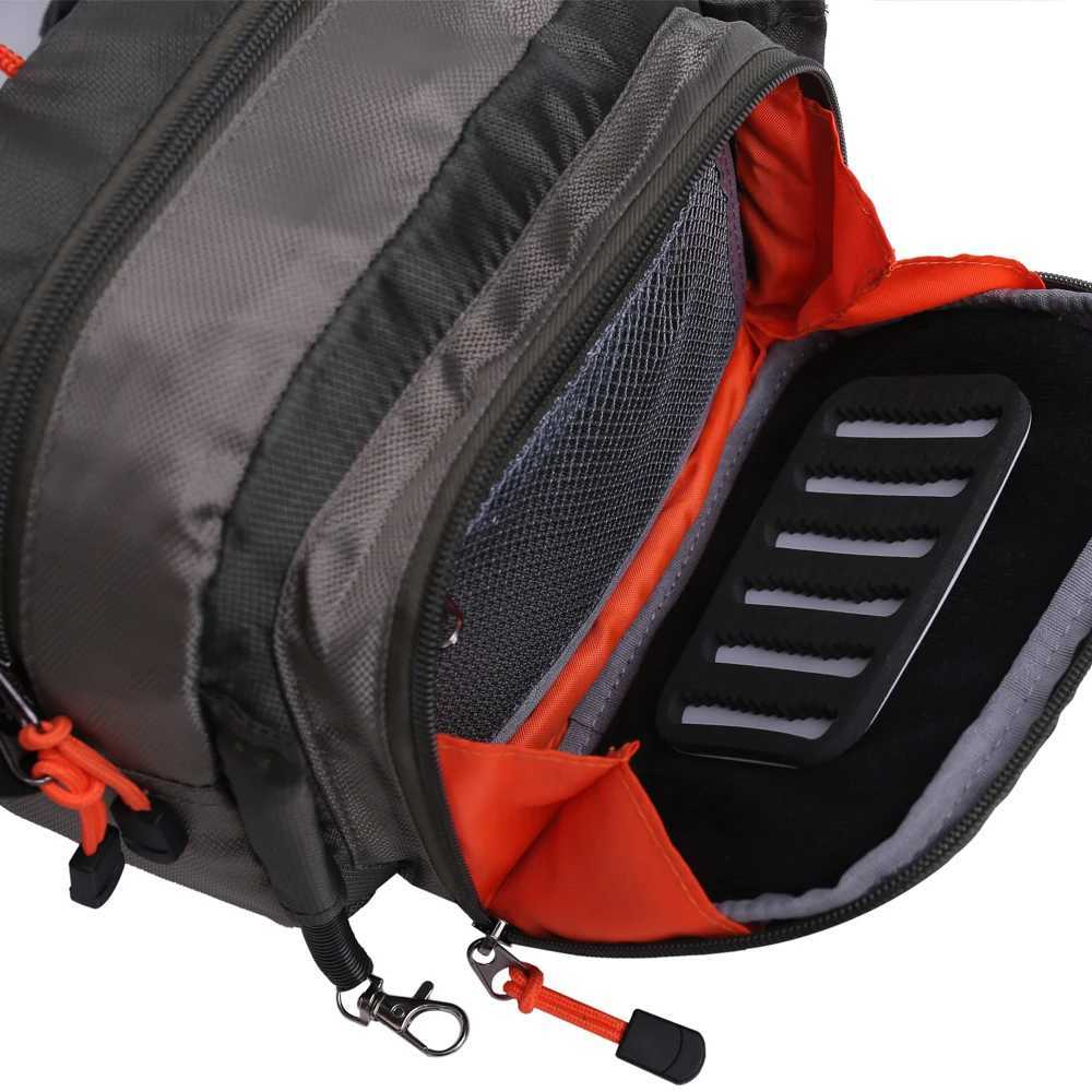 Fly Fishing Chest Pack Fly Fishing Waist Pack - Lightweight Fishing Fanny Pack and Tackle Storage Hip Bag - Fly Fishing Bag Z250411
