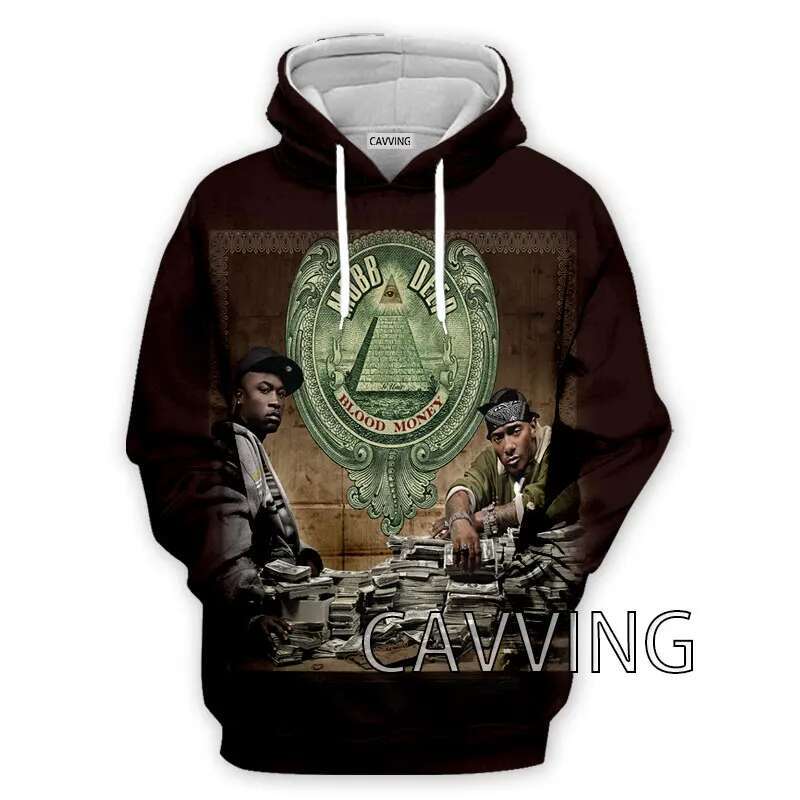 Mobb Deep 3D Printed Hoodies Hooded Haruku Hoodie Sweatshirts HIP HOP Tops Clothing for Women/men