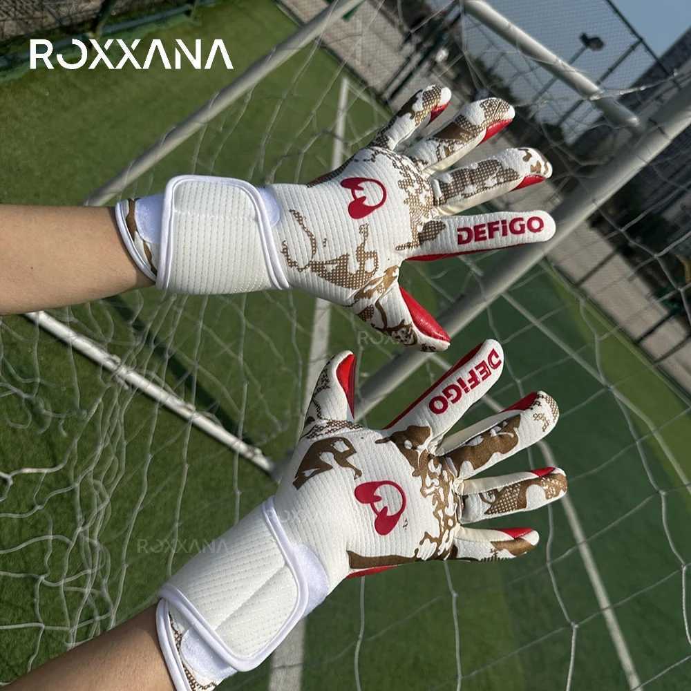 ROXXANA Protective High - Performance Gloves Grip Latex Anti - Slip Durable for Soccer Goalkeepers in Training Matches DealW251112