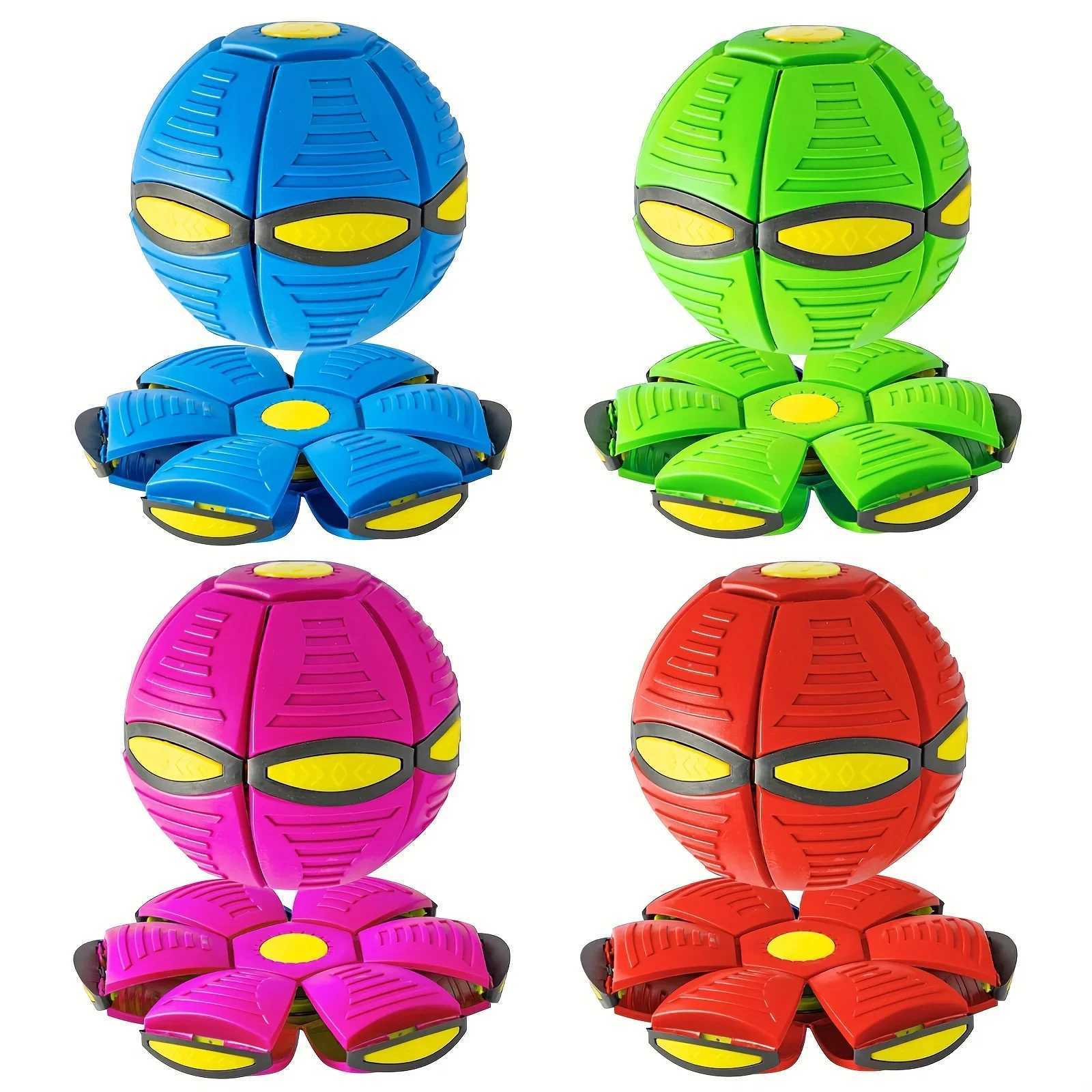 High Quality Flying saucer bouncing ball is a durable elastic and fun dog pet toy suitable for outdoor activities and exercise T2504012