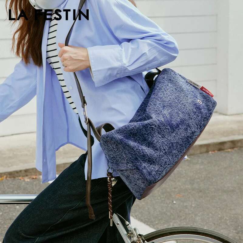LA FESTIN Original 2025 New Trend Tote For Women Shoulder Crossbody Large Capacity Fashion Designer Leather Bag