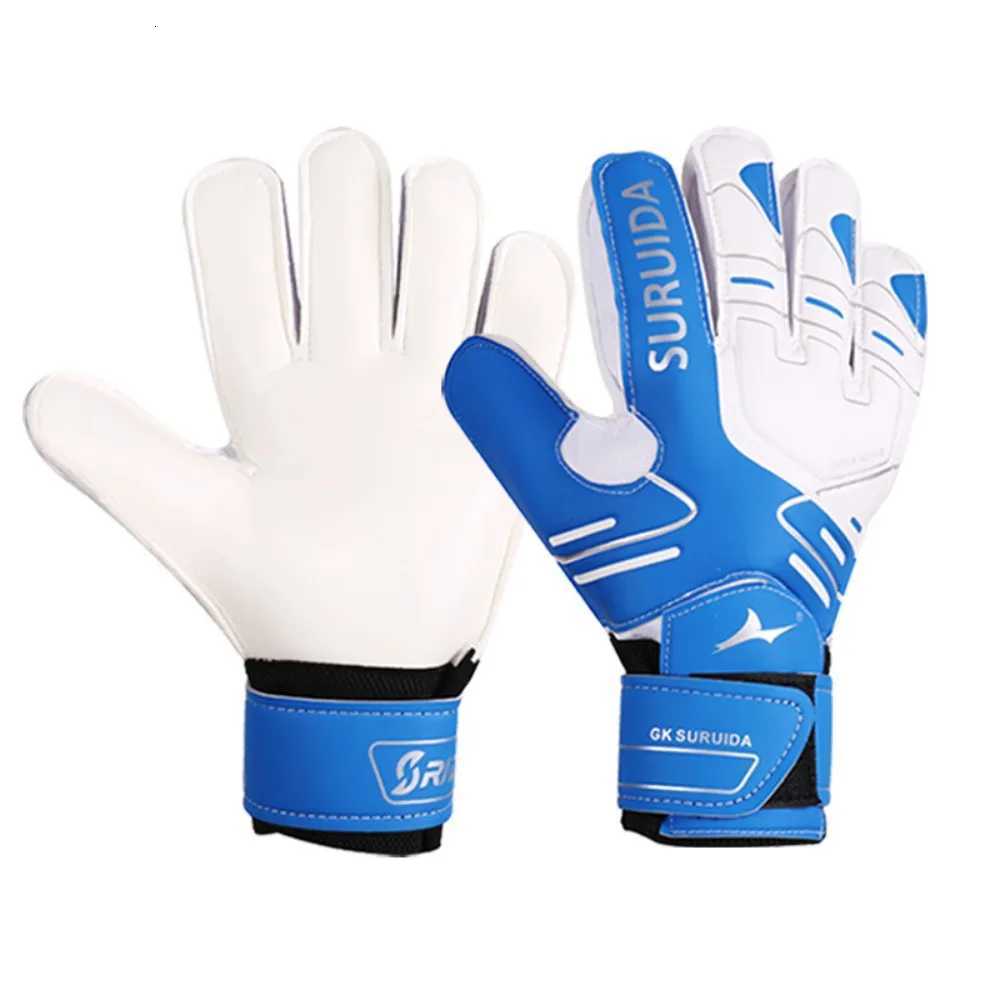 1 Pair Size 5-10 Goalkeeper Gloves Thickened Latex Football Goalie Gloves Soft Cushioning Game Goalkeeper Gloves Play SoccerW251112
