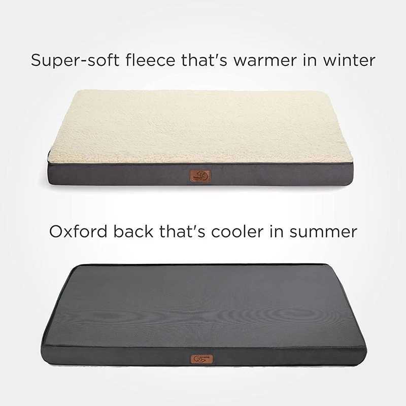 Large pet bed Plush memory foam dog bed for large dogs Removable washable dog pad Pet pad Fat free egg dog house pad Cat sofa X250412