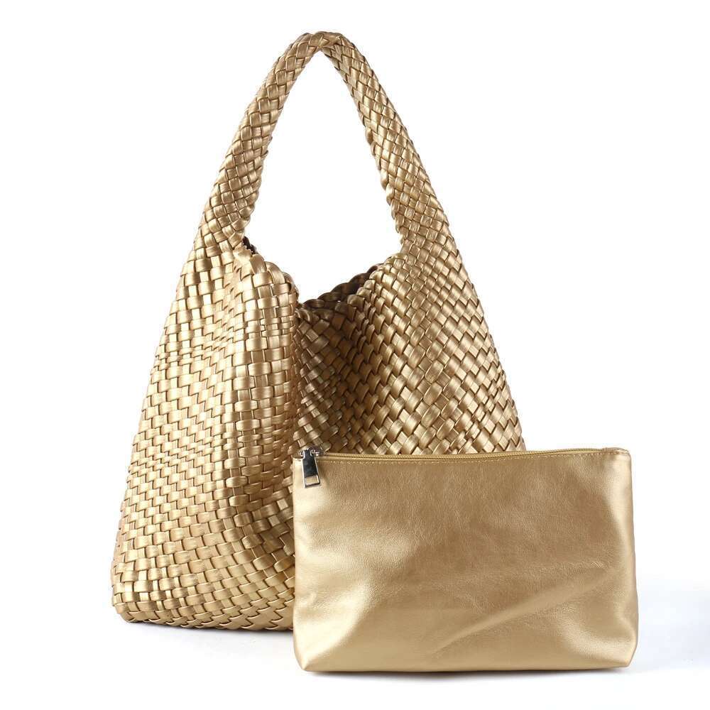 zr diary handmade woven women pu leather large capacity totes fashion shoulder bag 224bz93891