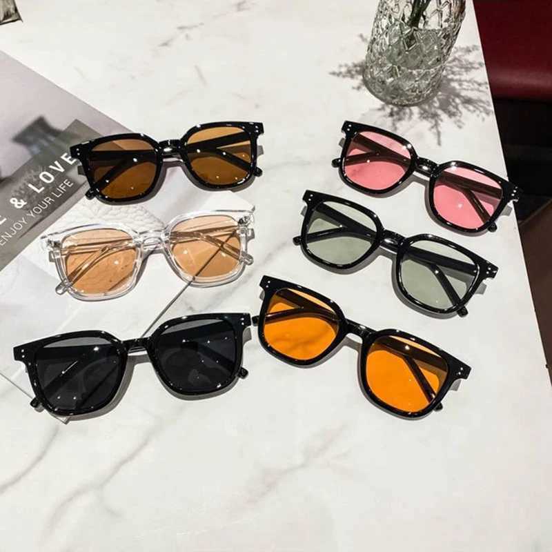 High-Quality Square Men Women Sunglasses Fashion New Meter Nail Hip Hop Sun Glasses Retro Sunglasses for female male Z250411