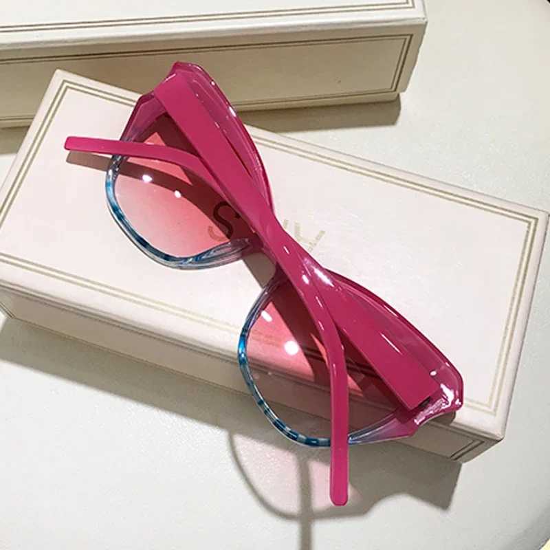Cat Eye Vintage Sunglasses Women Brand Designer Fashion Gradient Sun Glasses Female Retro Mirror Outdoors Shades Oculos De Sol Z250411
