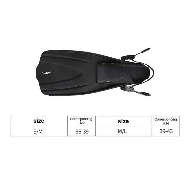 Oulilan Adjustable Short Leg Adult Inflatable Foot Swimming Collar Fins Beginner Water Sports Equipment Portable Diving CollarY250412