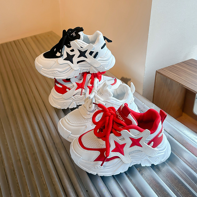 Children Sports Shoes Boys Girls Fashion Sneakers Toddler Casual Shoes Kidszworld Kids Running Shoes Trainers Size 21 - 36 K0249