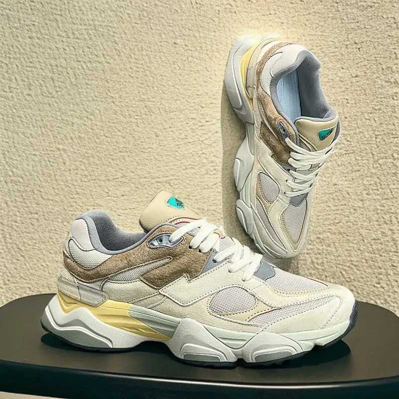 2024New Men/Women Reflective New 9060 Athletic Shoes Unisex Low Top Outdoor Shockproof Lightweight Running SneakersC250411