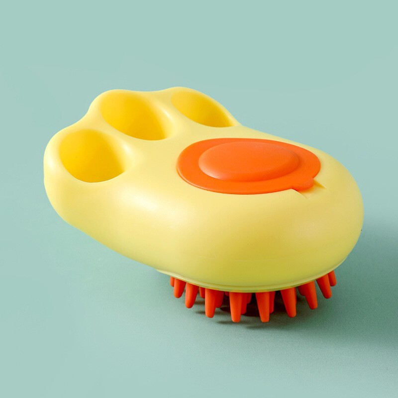 New silicone pet bath brush, hair removal comb, cat and dog cleaner, massage brush, pet supplies wholesale in stock