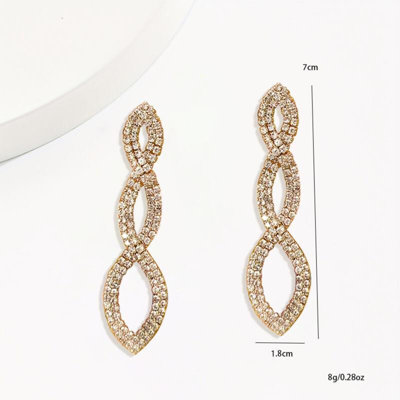 Elevate Your Style: Stunning Crystal Encrusted Drop Earrings