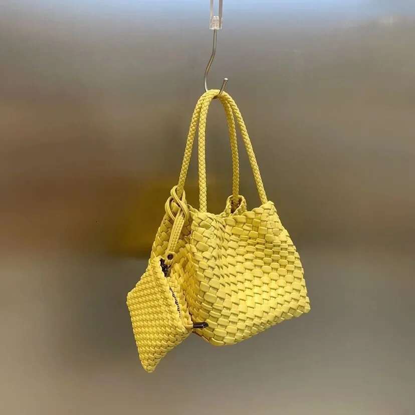 Designer Brand New High-Quality Vintage Woven Women's Tote Female Shoulder Underarm Basket Bag Hot Sale Free Shipping