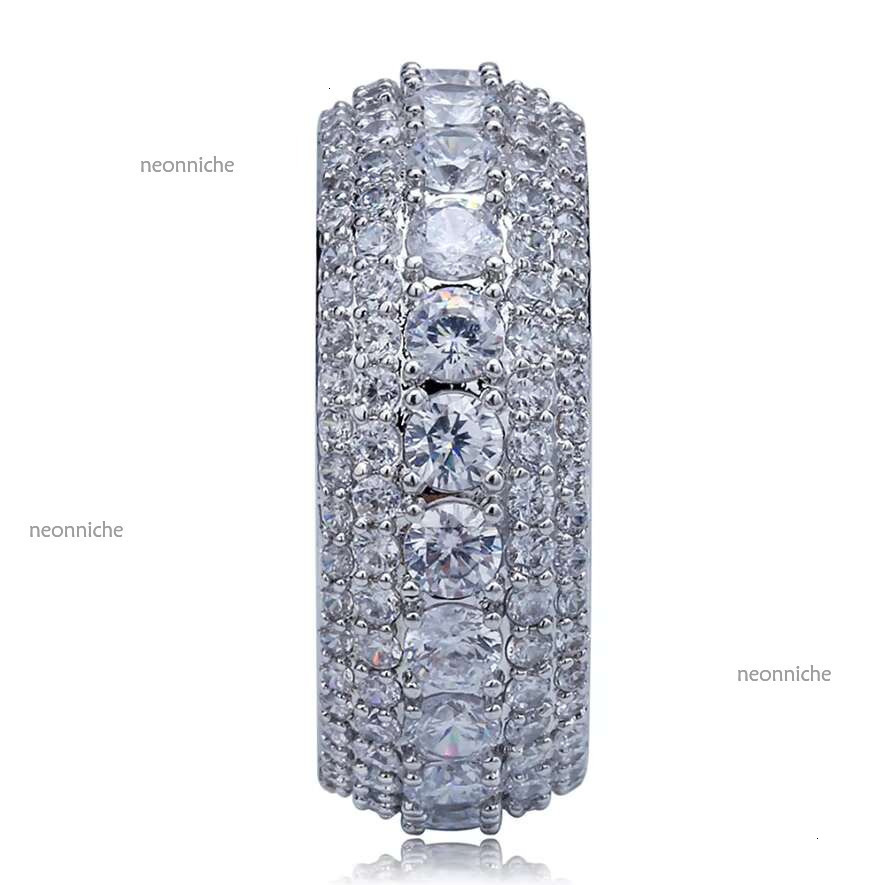 Hip Hop Style Jewelry 3D Design Custom VVS Iced Out GRA Moissanite Gemstone Rings Sterg Sier Ring