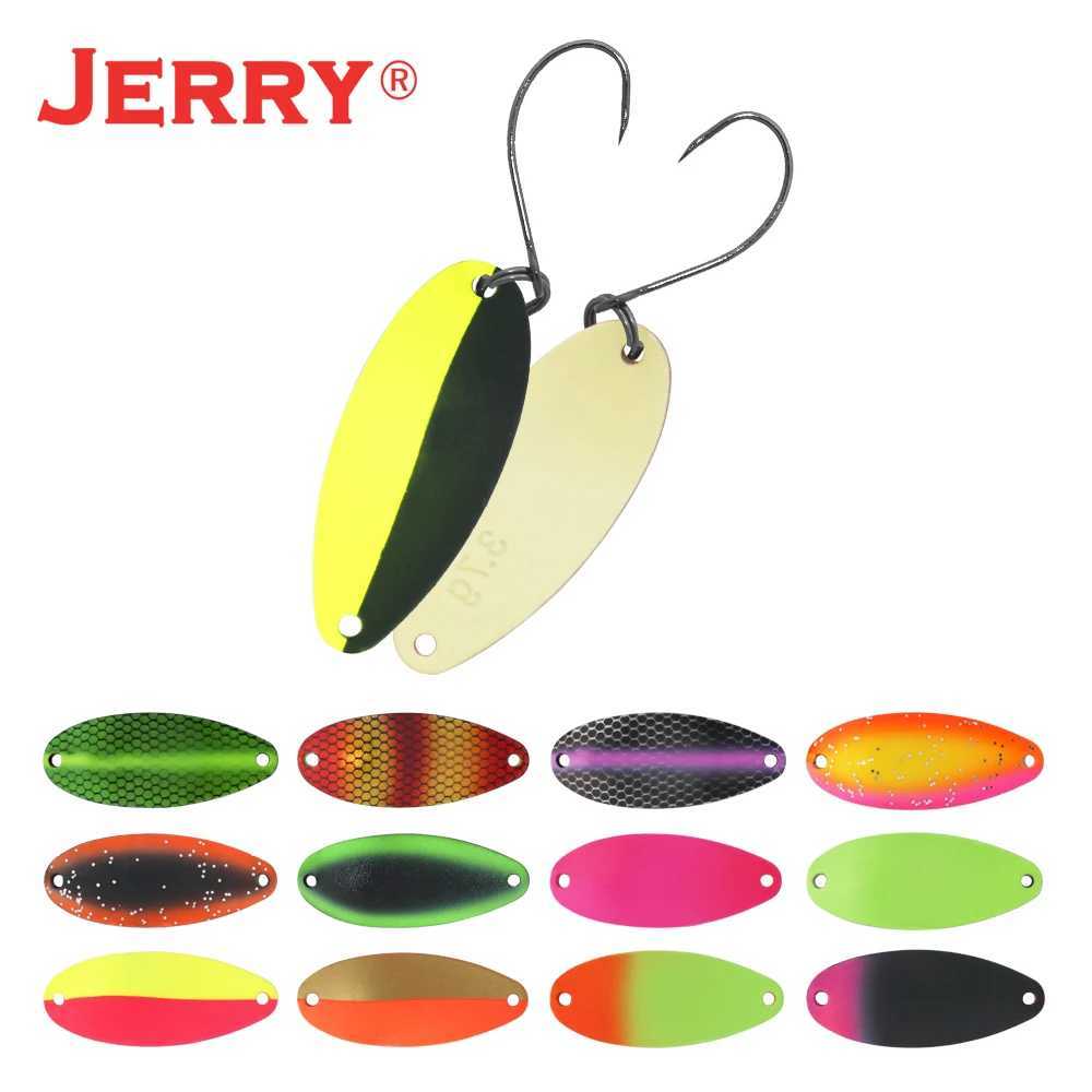 Jerry Serpent Micro Fishing Spoons 25g 37g 45g Brass Wobbler Lake Area Trout Chub Perch Metal Lures Baubles Z250411