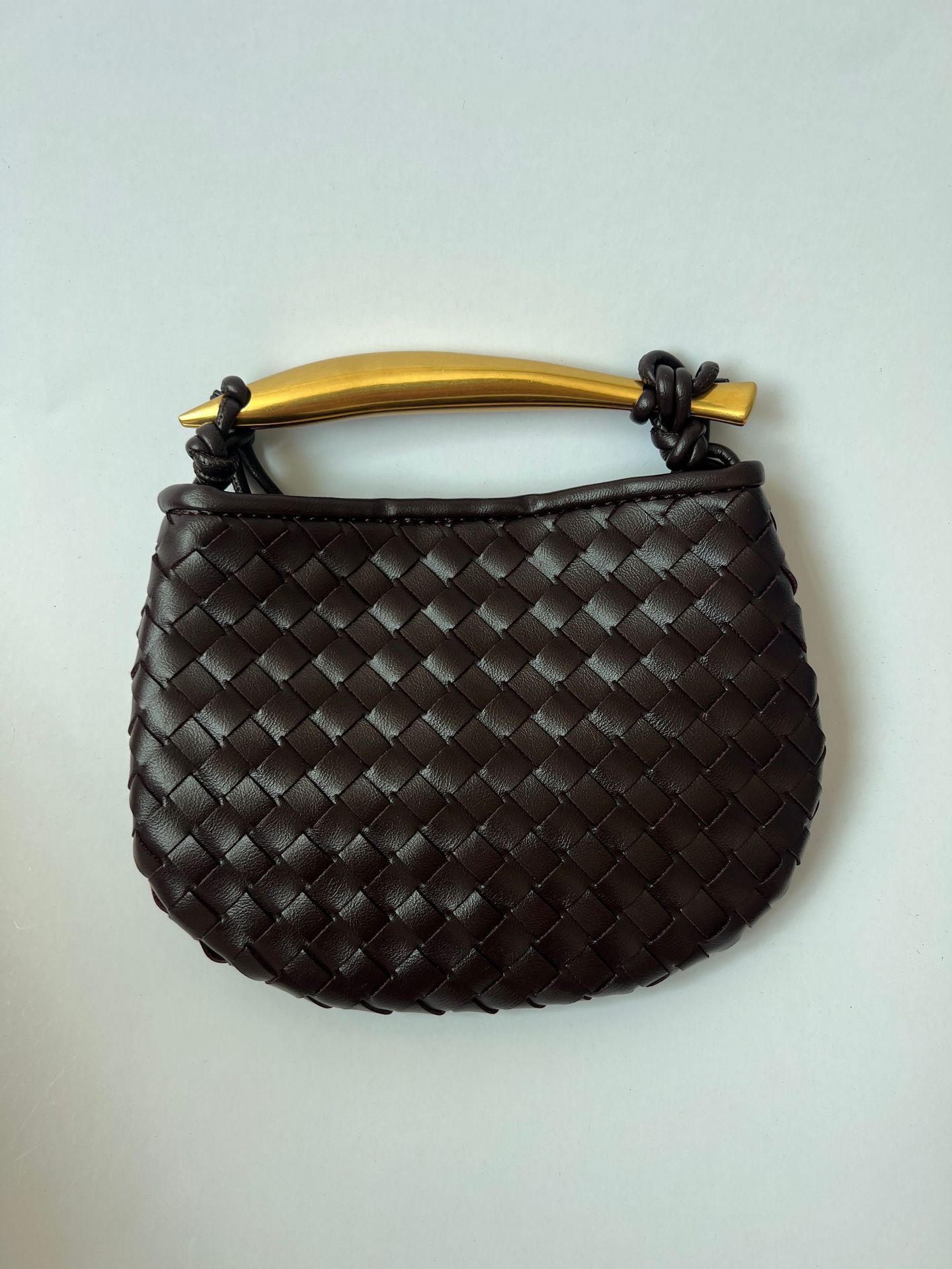 Mini Woven Sardine Bag With Trendy Single Shoulder Cross-Body Bag Texture Stylish Metal Handbag 2025