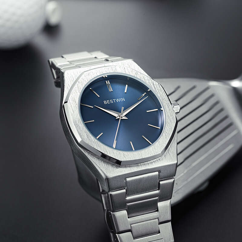 Men's Brand Waterproof Quartz New Wholesale Export Hot-Selling Watch Butterfly Double Push Button
