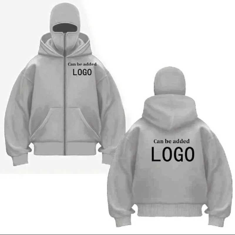 POD customization Style hooded sweatshirt double hooded jacket fashionable hooded zipper sweatshirt customizable exclusive T251112