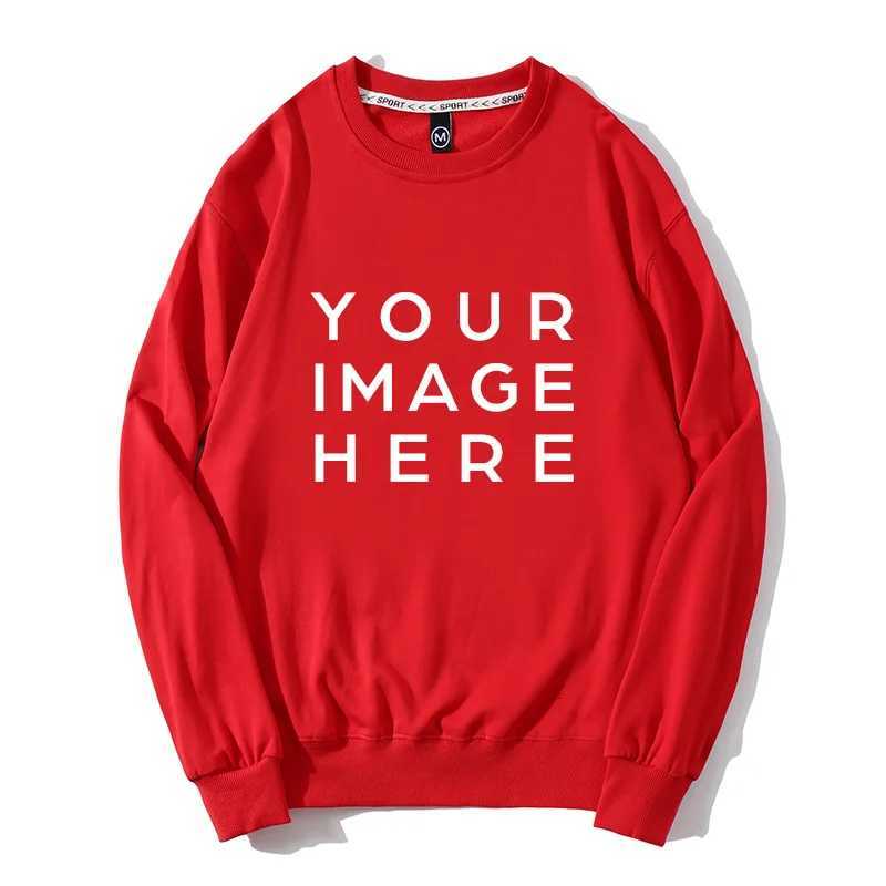 POD customization Custom Printed Photo/text 2025 Autumn Winter Men And Women Loose Casual Sweatshirts Street Wear Cotton Tops Hoody SudaderasT251112