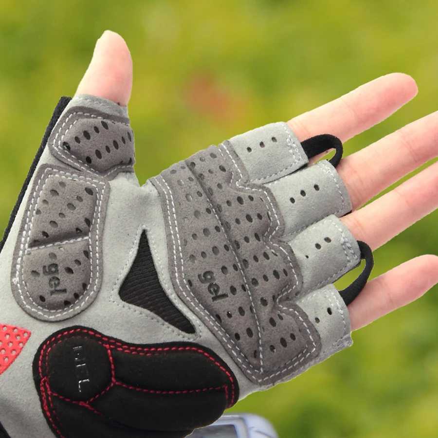 GUB Endurance Cycling Gloves Bicycle Bike Fingerless Gloves Silicone Half/Short Finger Extra Gel Gloves Double Gel-Vent PaddingC250412