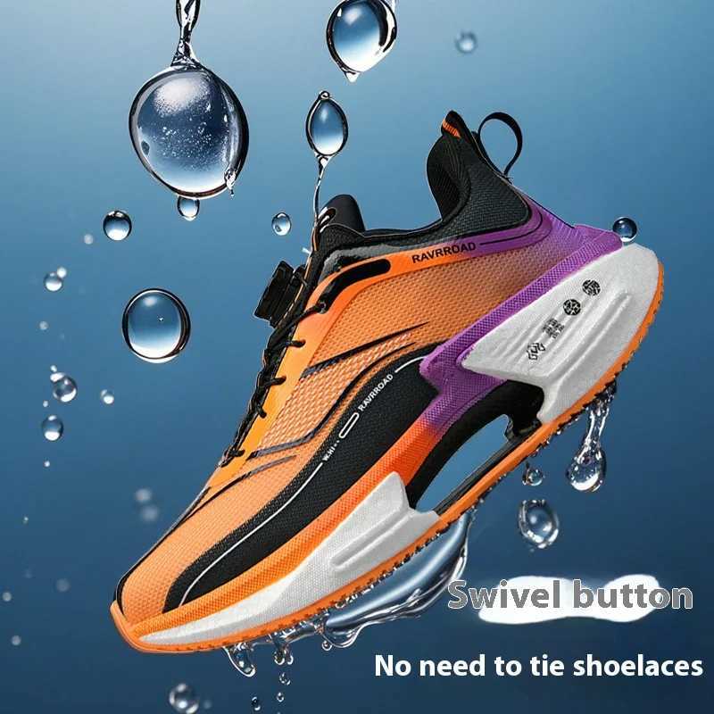 Family carbon plate running shoes for Boys Big Boys Student rotating button Technology TPU+ Popcorn high pop sneakers for girlsC250411