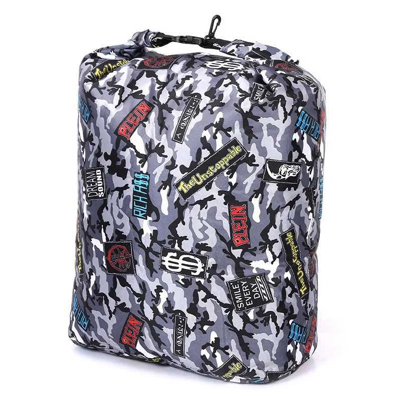 Large Capacity Folding Fishing Bag Portable Tackle Waterproof Outdoor Dry Fishing Gear for Handbag Dazzle with Color Z250411