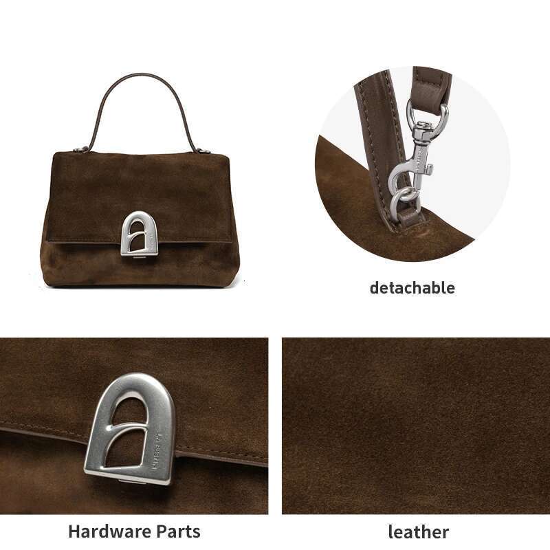 LA FESTIN Original For Women 2024 Handbags Suede Designer Bag Shoulder Crossbody Autumn And Winter Bags