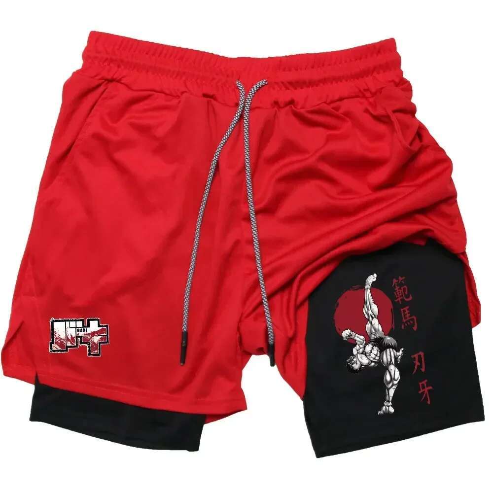 2025 Men's new summer leisure sports breathable running fiess training shorts, quick dry beach shorts