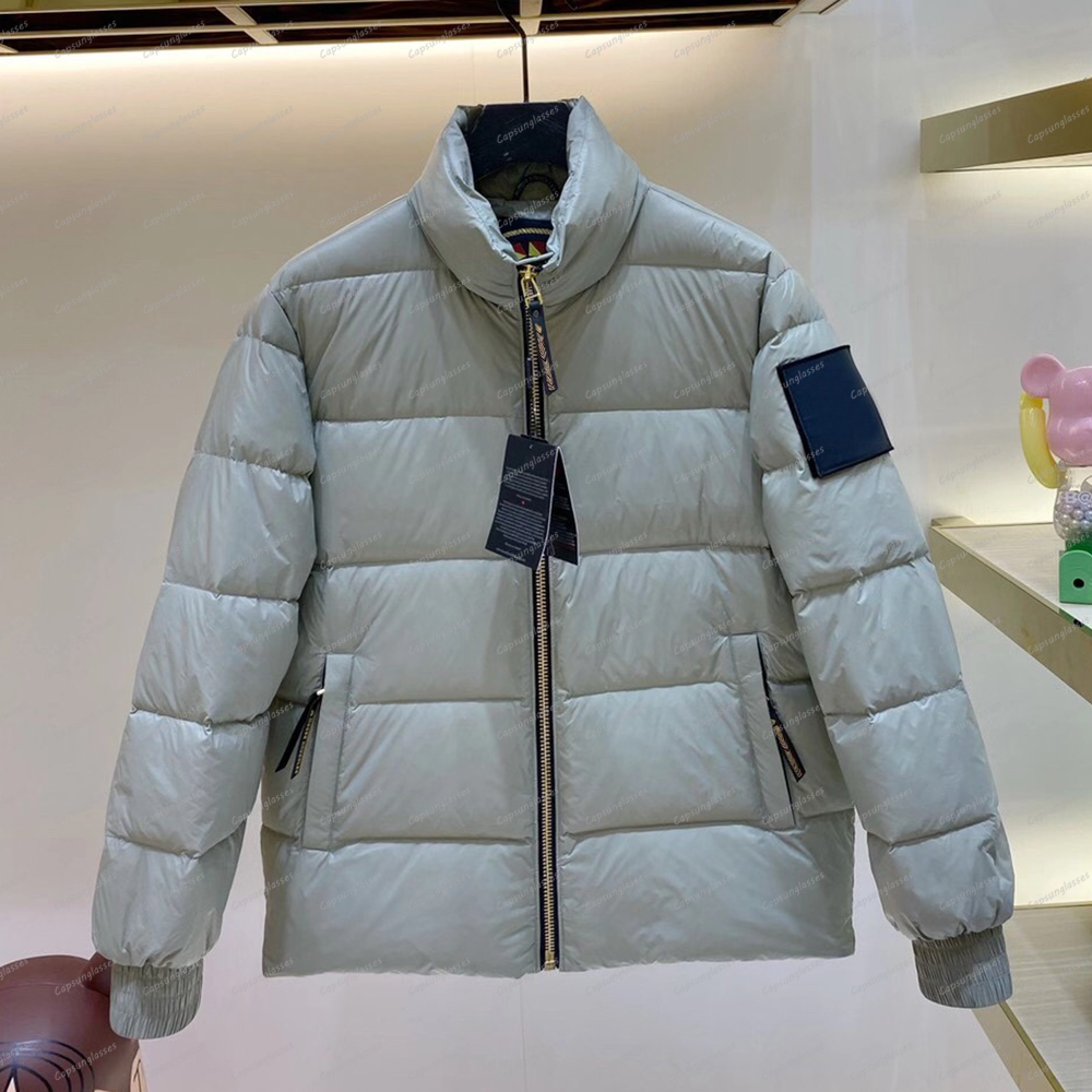 Mens puffer jacket designer down jackets women men luxury winter parkas man casual stand collar windproof homme outerwear coats top quality