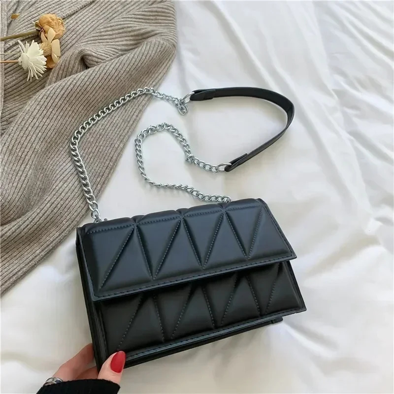 Fashion womens shoulder bag handbag chain strap cross body 250401