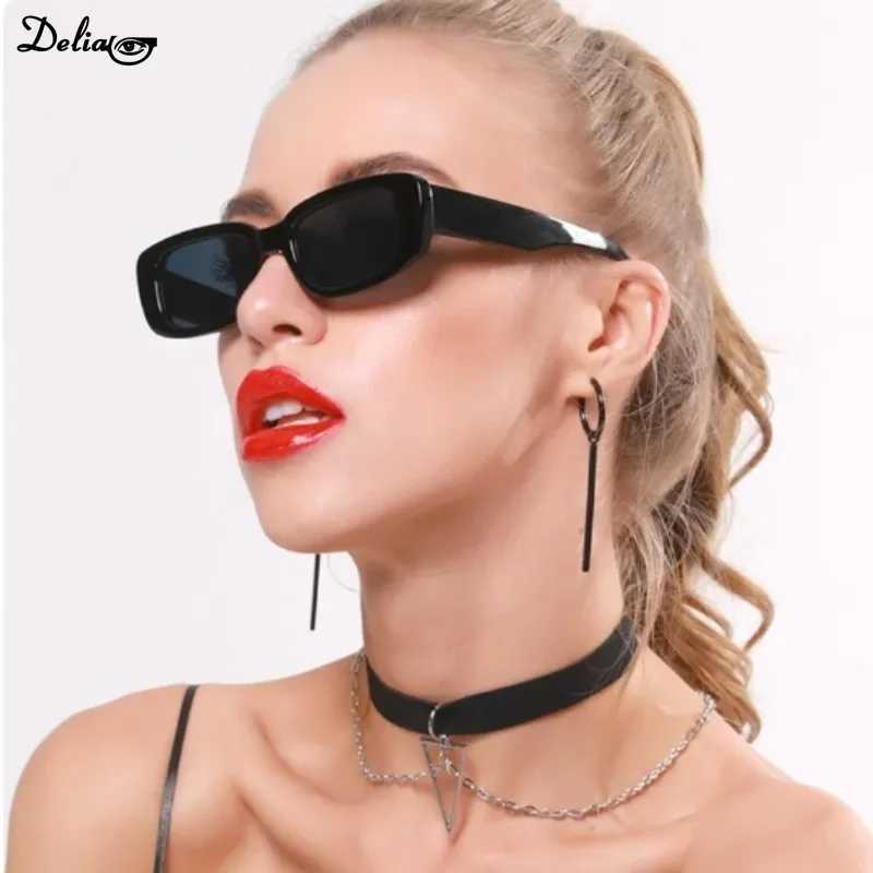 2024New Retro Small Sunglasses Mens and Womens Fashion Trendy Vintage Popular Square Frame Rectangle Sunglasses UV Protection Z250411