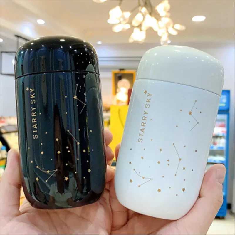 Christmas Coffee Condition Thermos Starry Mini Small Capacity 304 Stainless Steel Thermos Water Bottle Leak Proof Coffee Cup Cute Bottle Y251112