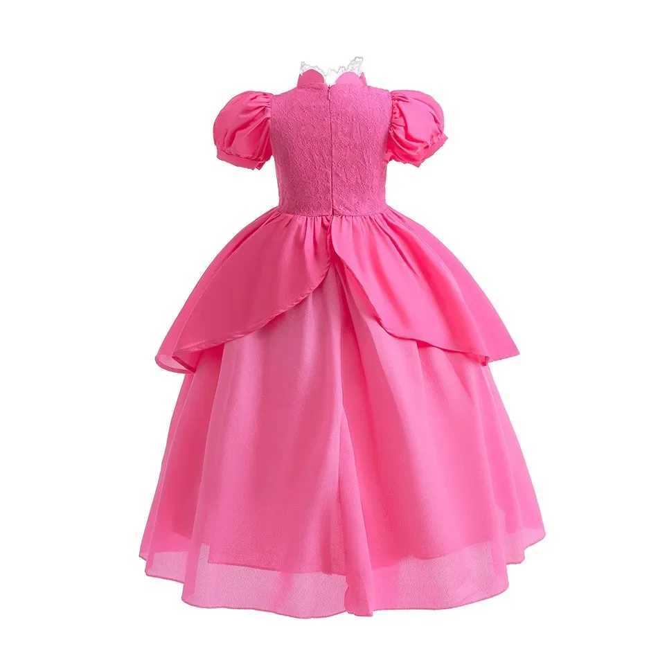Disney Peach Girls Peach Role Play Dress up Princess Game Role Play 4 6 8 10 Yrs Childrens Final Level Peach Costume Movie Elegant Party FrogXJ250411