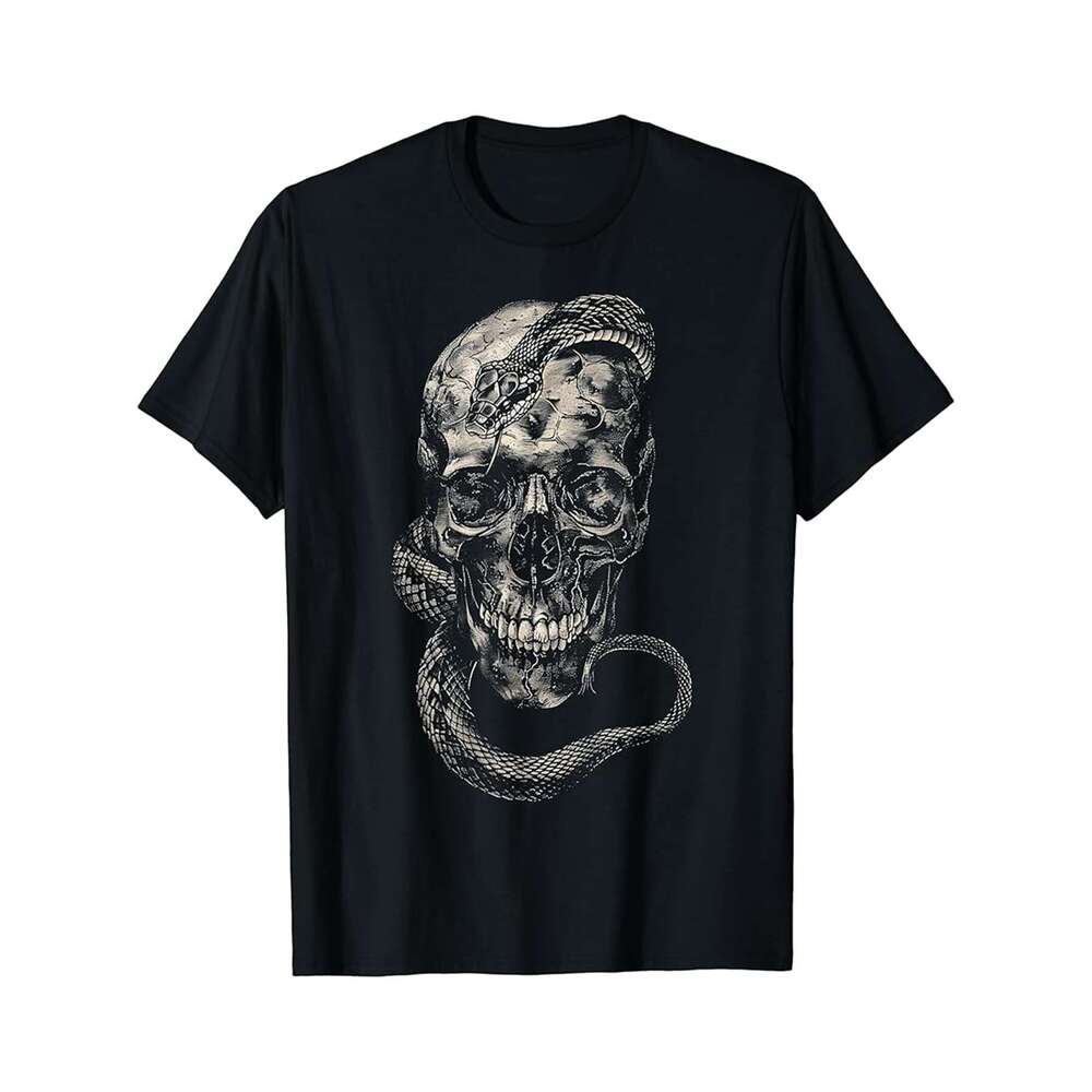 Designer T shirt Skull Sunglasses Cool Skeleton Skull Gift Graphic Tees - 220g T shits