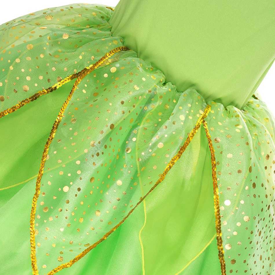 Disney Girl Little Dingdang Fairy Dress Up Girl Costume Childrens Halloween Role Play Flower Fairy Princess Costume Christmas Party CostumeXJ250411