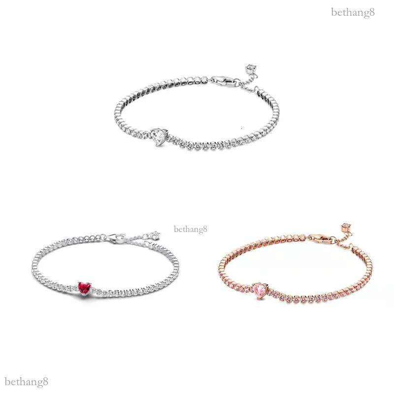 Luxury Designer Adjustable Full CZ Diamond Bracelets Women Authentic fits pan s925 Sterling Silver Birthday Christmas Gifts Jewelry BR102