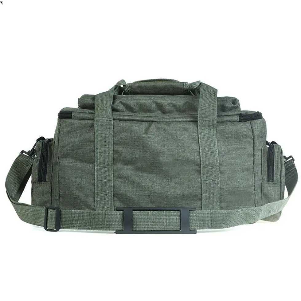 Large Capacity Nylon Cloth Shoulder Messenger Shoulder Multifunctional Fishing Bag Fishing Tackle Reel Camera Storage Bag Z250411
