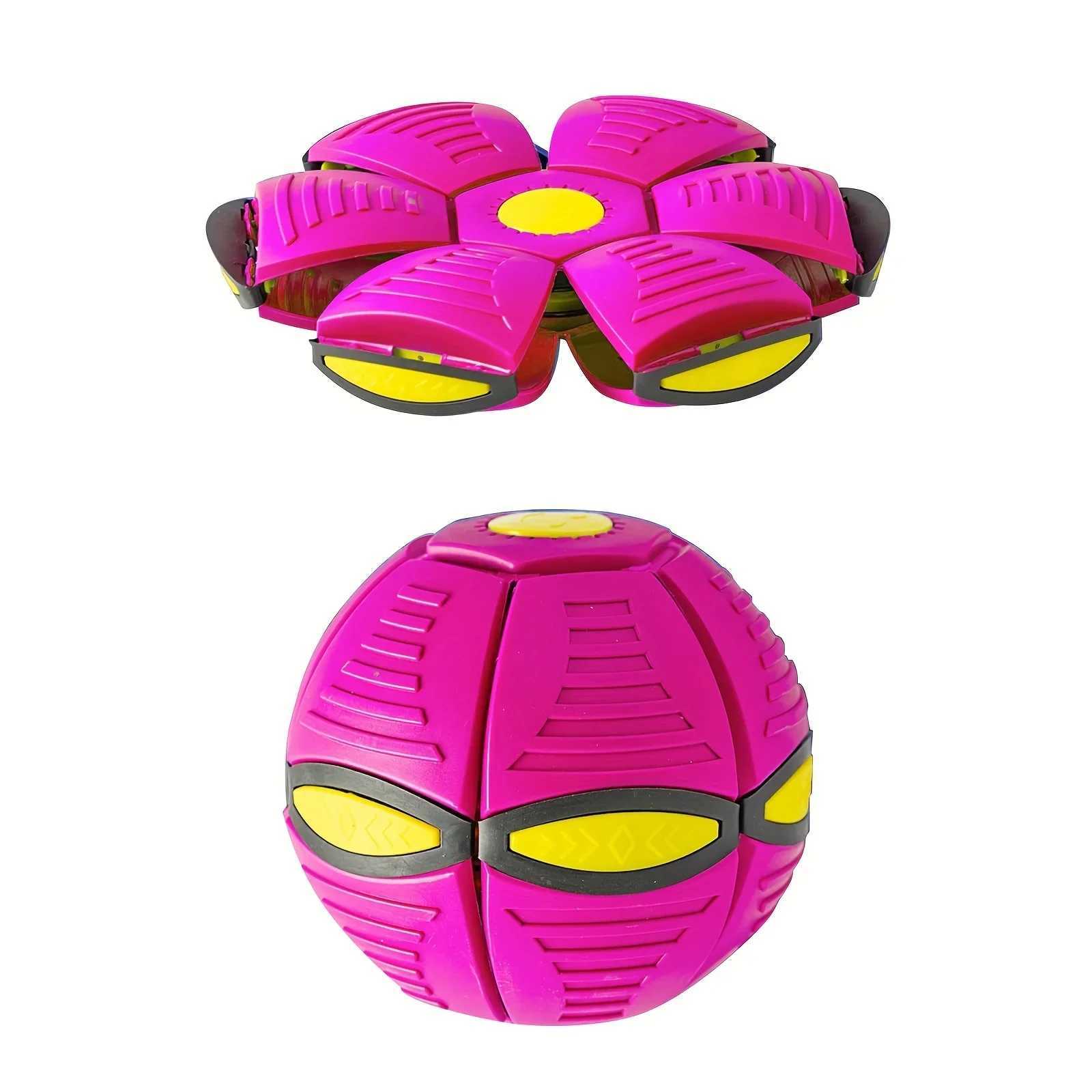 High Quality Flying saucer bouncing ball is a durable elastic and fun dog pet toy suitable for outdoor activities and exercise T2504012