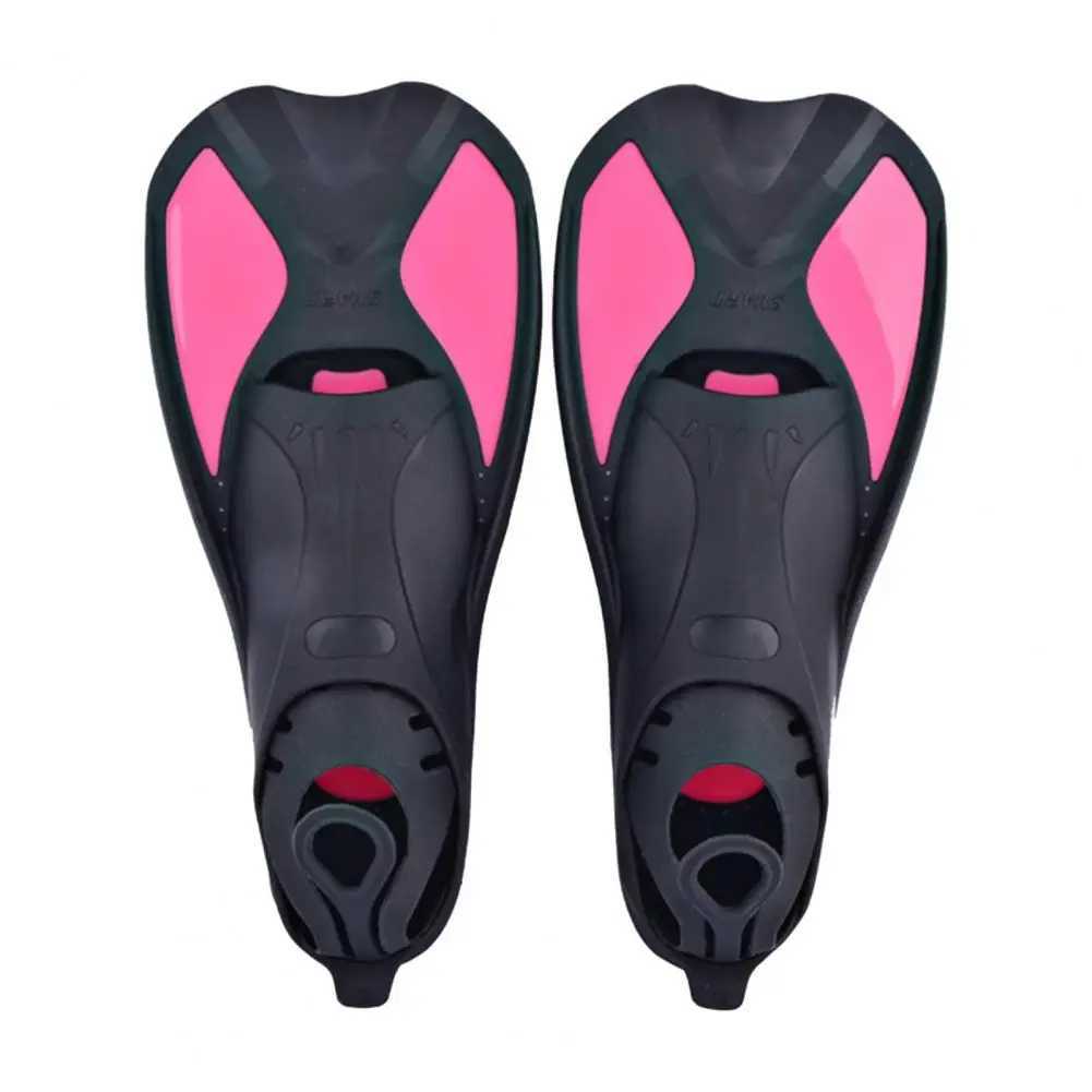 1 pair of diving fins swimming collar training fins inflatable collar short blade collar leg strength building swimming collarY250412