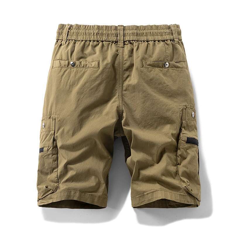 Summer Men Multi Pocket Cargo Casual Cotton Spring Mens Jogger Pants Fashion Beach Shorts Dropshipping LZLLTT