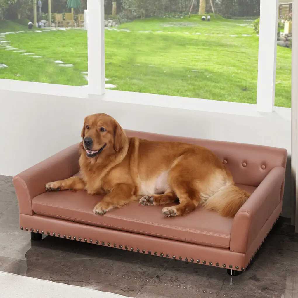 Pet sofa bed Bingo Paw waterproof sand hairstyle dog bed Pet sniffing lounge bed with detachable pad X250412
