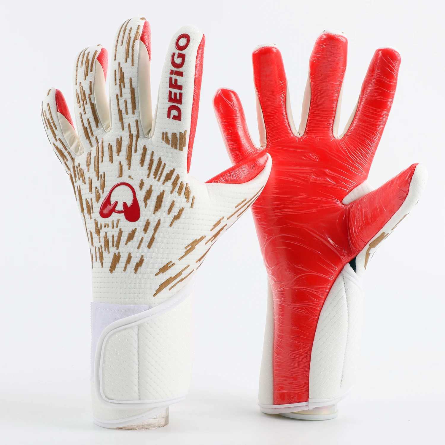 Thick latex goalkeeper gloves for boys and girls professional football training goalkeeper anti slip goalkeeper glovesXJ250412