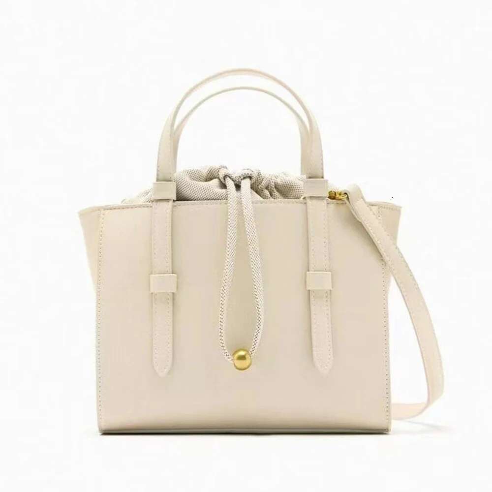 Casual Drawstring Handbags Designer Fashion High Quality Shoulder Bag PU Leather Crossbody Bags For Women Tote Chic