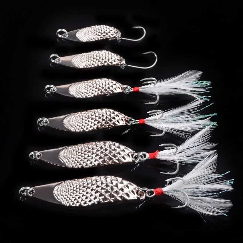 1pcs Metal Lure 3g/5g/7g/10g/15g/20g Fishing Lures Wobbler Spinner Bait Spoon Artificial Bass Hard Sequin Paillette Metal Lures Z250411