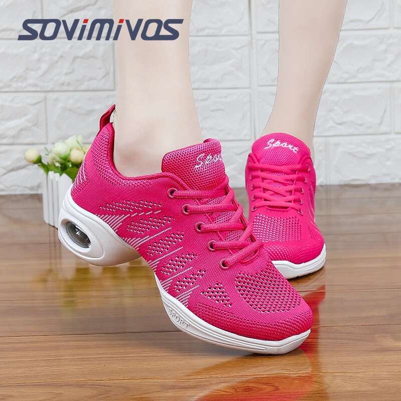 2025 New Women's Dance Ballet Jazz Dance Shoes Soft Bottom Low Heel Latin Designer Fashion Sports Shoes