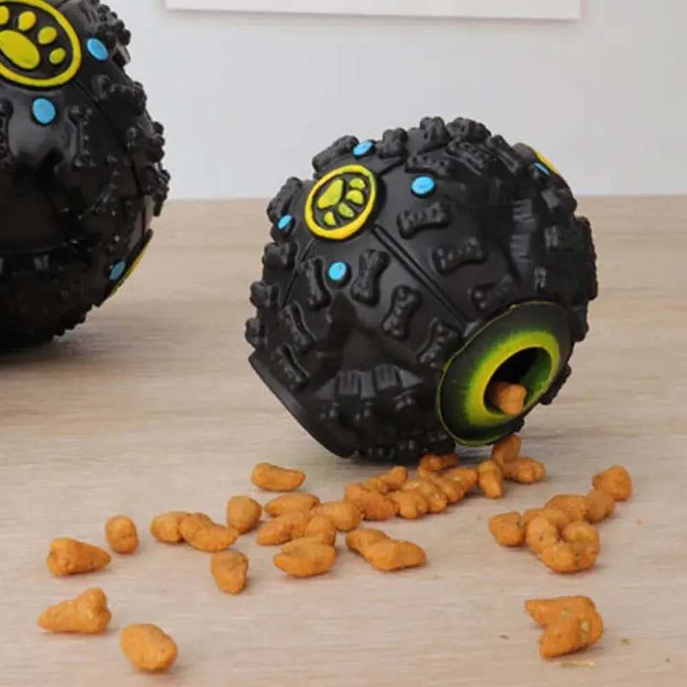 1 black plush bite toy leaking food ball for dogs suitable for large medium and small dog education toy balls Z250412
