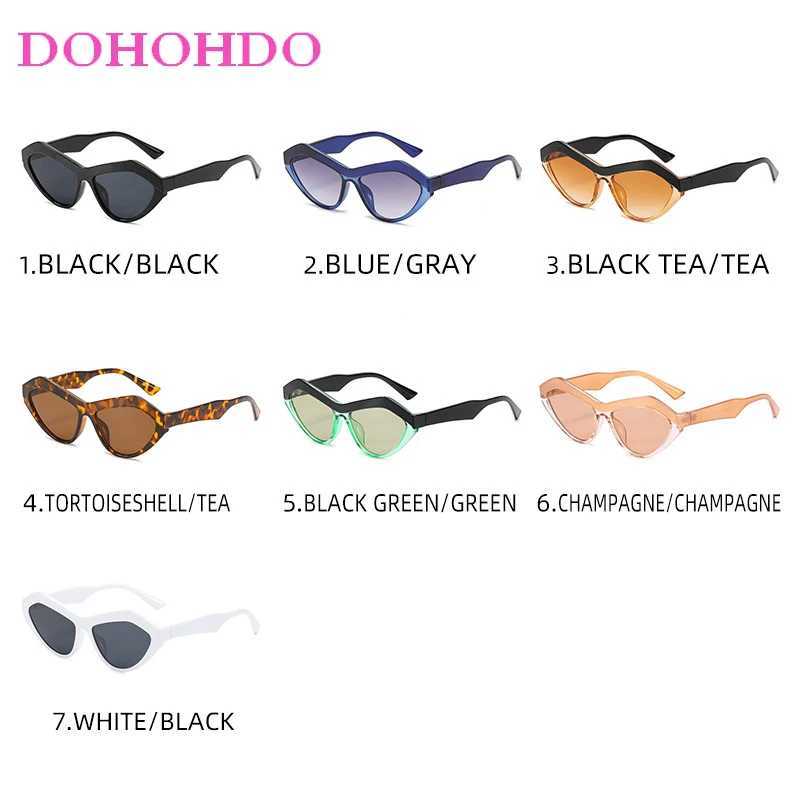 Retro Special Shaped Sunglasses Women Men Fashion Classic Brand Design Small Frame Glasses Female Summer Traveling Shades UV400C250412